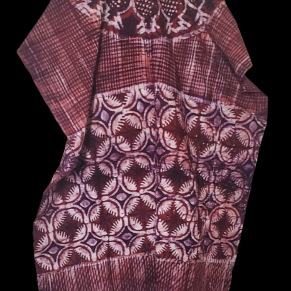 African Multicolored Boubou Dress Size standard - Picture 12 of 15